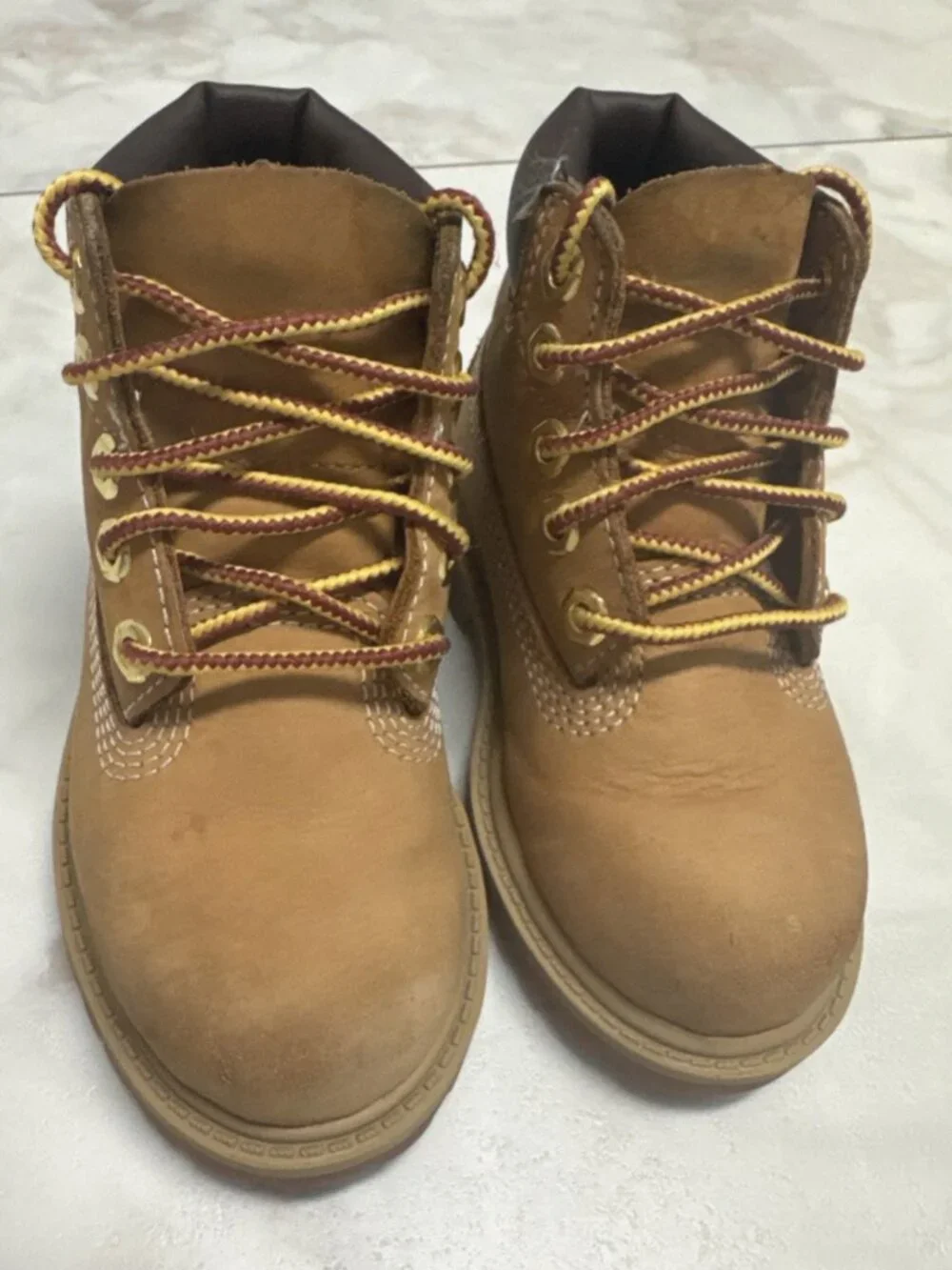 Timberland Premium 6” Waterproof Boots Baby Toddler Size 7 Wheat Unbuckle Hiking